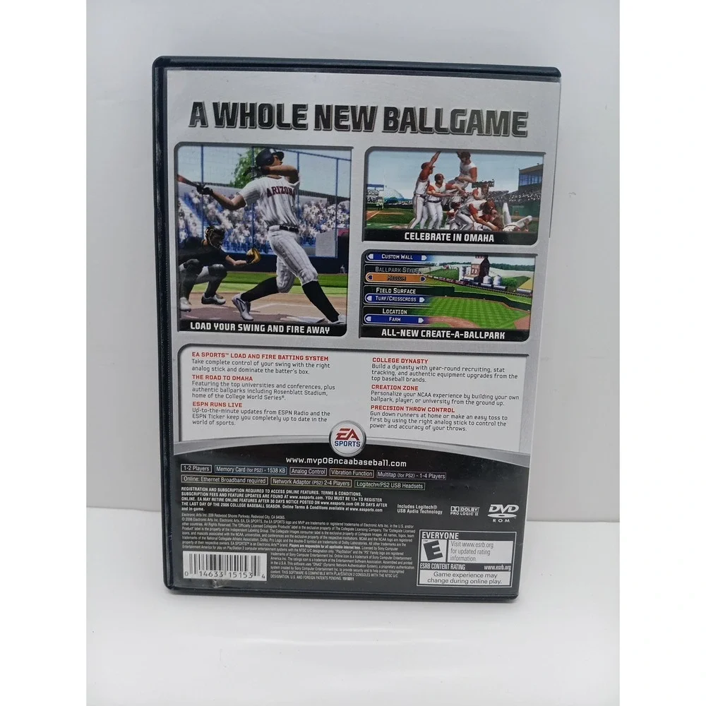 MVP 06 NCAA Baseball (Sony PlayStation 2, 2006)